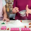 3 Pcs Strawberry Mold 3D Baking DIY Silicone Fruit Fondant Chocolate Mold for Cupcake Shortcake Cake Topper Decoration Candy Jelly Clay
