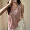 Summer Cotton Loose Sleeveless Round Neck Sun Protection Top