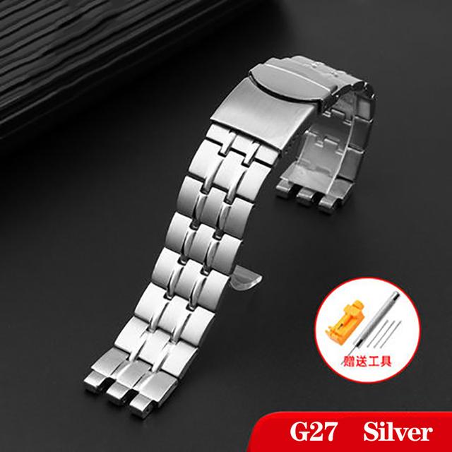 

Металевий Ремінець для Годинника з Нержавіючої Сталі 17мм 19мм 21мм Для Swatch YGS749G YCS Yas YGS IRONY Керамічний Чоловічий Жіночий Ланцюжок Ремінець Браслет 21mm