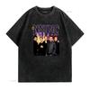 Retro Vintage S NSYNC Pop Boy Band Print Casual T Shirt Vintage Washed Homme Streetwear Soft Stretched Breathable Stylish