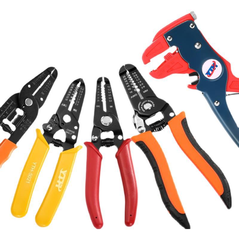 Multi-Functional Wire Stripper and Crimping Tool: Electrician's Stripping, Cutting, and Cable Pliers.