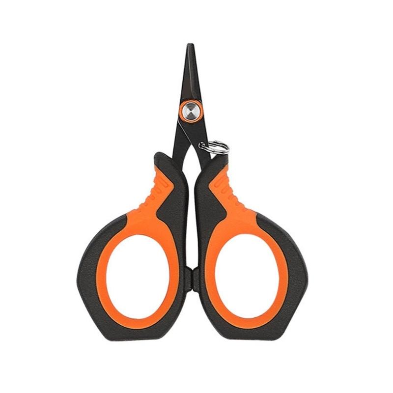 

Braid Line Cut Fish Cutting Scissors Stainless Steel Fishing Scissor Plier Braid Line Cutter Practical Fishing Tool 1