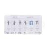 100Pcs Car Body Plastic Push Retainer Pin Rivet Fasteners Trim Moulding Clip Automotive Furniture