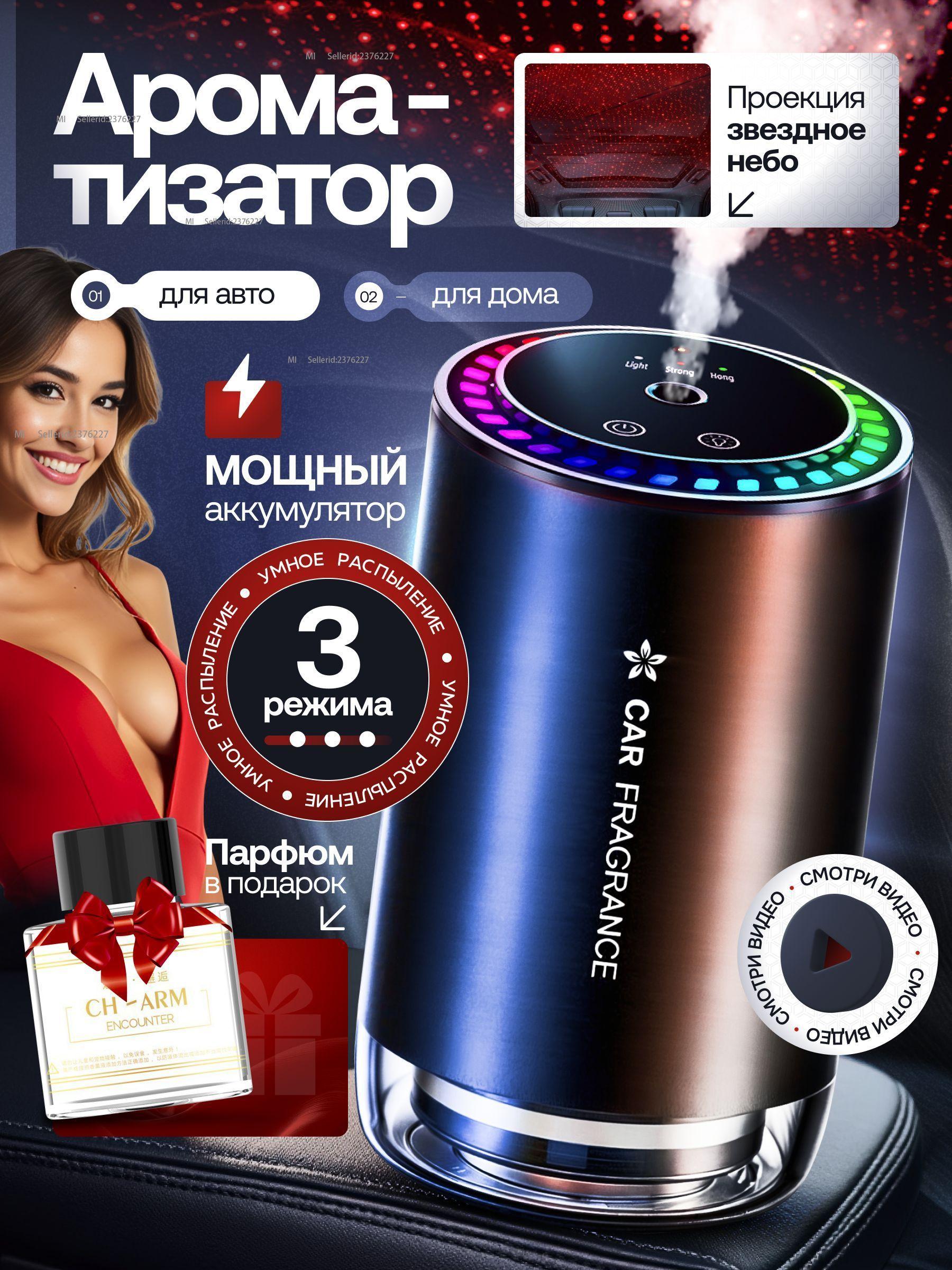 Xiaomi Car Fragrance, Floral Citrus чёрный