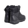 Winter Men's Wool Medium Tube Training Boots Anti-scratch Canvas Splicing Warm and Cold-proof Boots Outdoor Windproof Tongue Anti-collision
