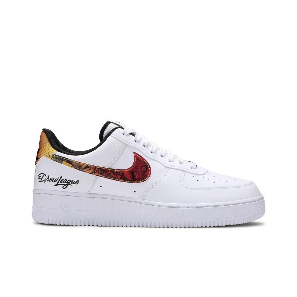 Nike Air Force 1 'Drew League' 2021 (Unisex) White / Black / Multi-Color Skateboard Shoes DM7578 100
