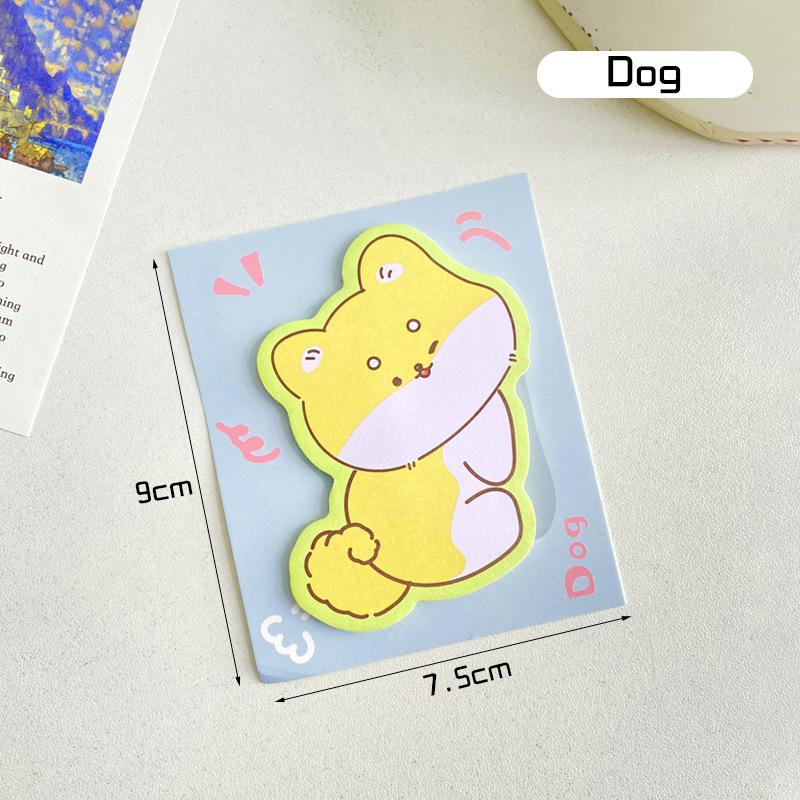 30sheets Small Animals, Cute and Stylish Ins Sticky Notes, High-looking, Memo Notes, Leave A Message N Times Memo Pad