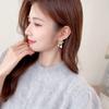 Women's Light Luxury Design Elegant Inlaid Zircon Bow Tassel Earrings Fashionable And Versatile Niche Design Earrings