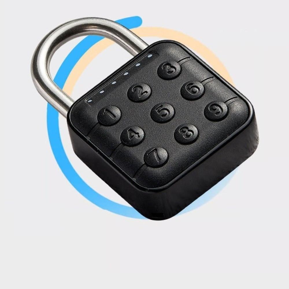 Waterproof Combination Lock Zinc Alloy 6-Digit Code Digital Code Lock Heavy Duty Secure Resettable Padlock