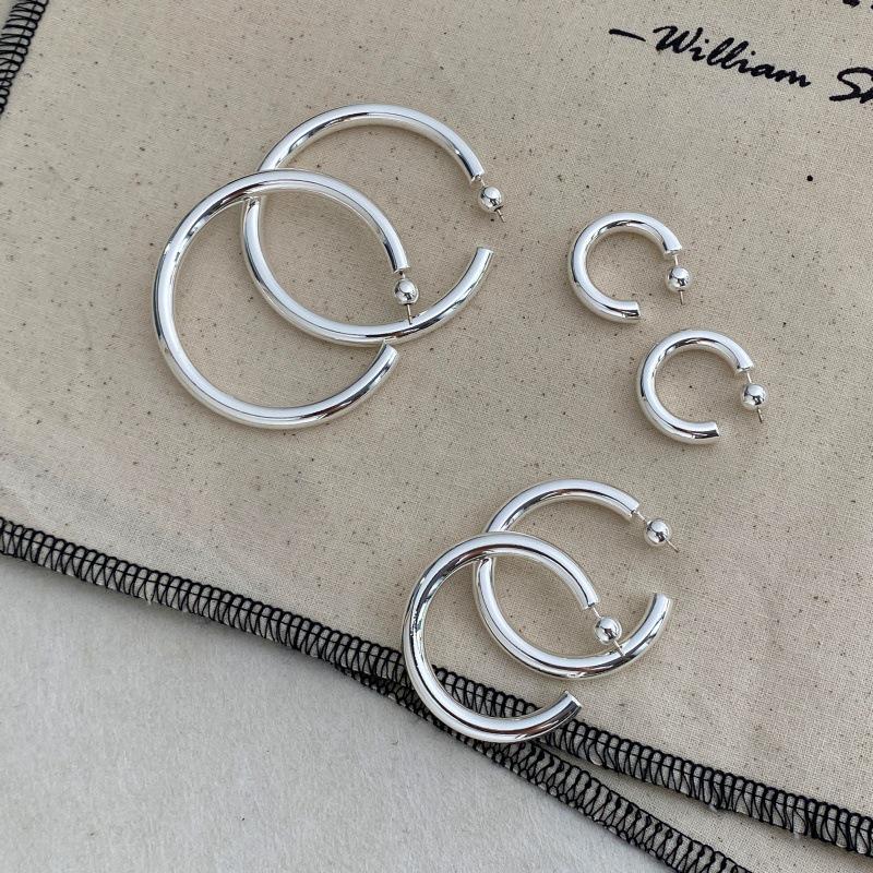 SophieBu*ai Minimalist Circle Ear Cuffs - Elegant High-End Hoops Earrings