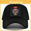 European And American Clown Print Baseball Cap Embroidered Duck Tongue Cap Mesh Cap Batman Personalized Print Sun Hat
