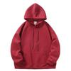 Unisex Heavyweight Hoodie: Solid Color American Street Style for Autumn/Winter