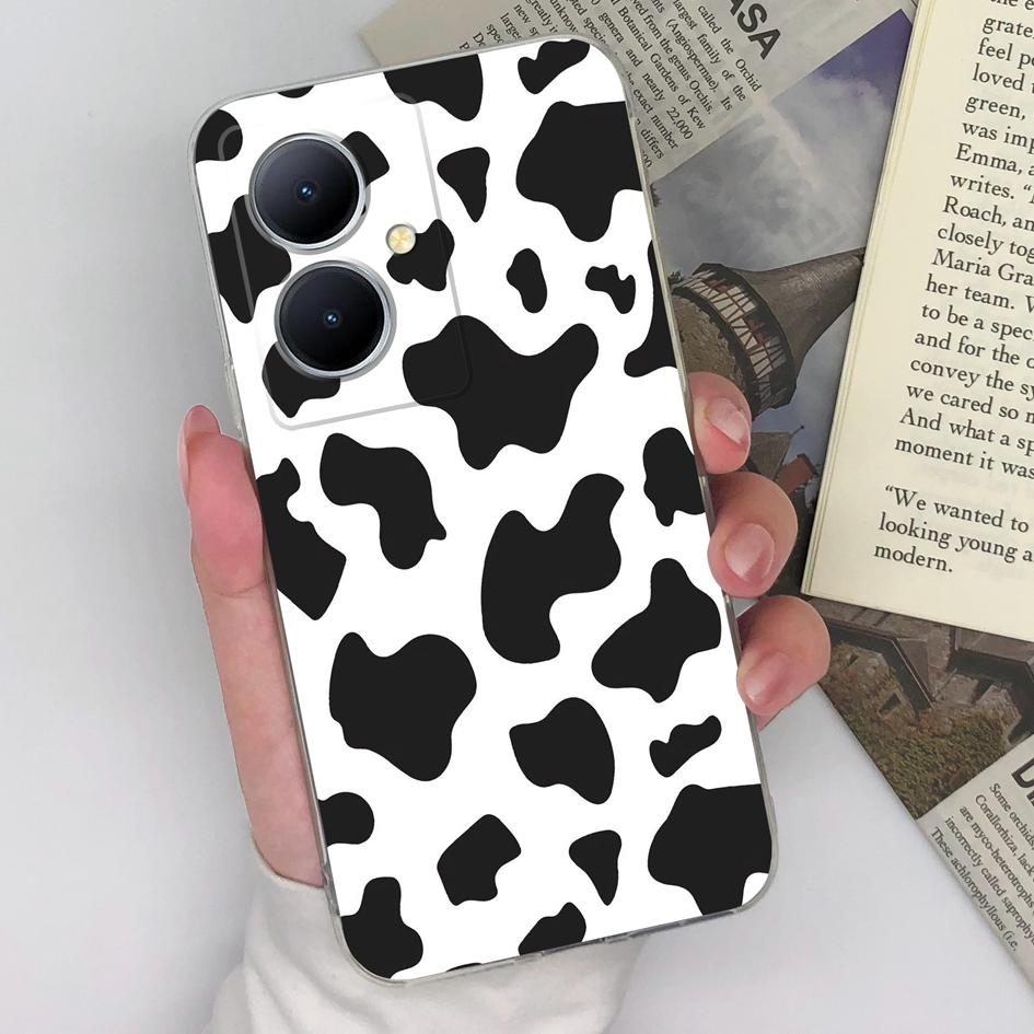 

Задняя крышка для Vivo Y11 2023 Y35 Plus Y02A iQOO Neo8 Y78 Pro V27 V27E, модный защитный силиконовый мягкий чехол из ТПУ, прозрачный бампер для Vivo Vivo V27E 4G