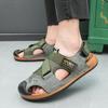 New Men's Black Green Summer Mesh Mix Soft Hole Clogs Sandals Trendy Slipper Garden Beach Shoes Hombre Footwear