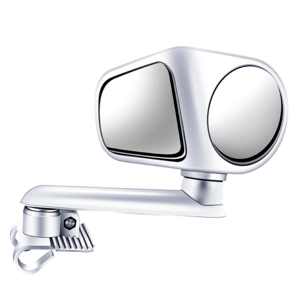 2 STÜCKE 360 Grad HD Auto Toter Winkel Spiegel Drehbar Einstellbar 2 Seiten Weitwinkel Außen Auto Rückspiegel Parkspiegel