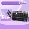 Double-Ended Glitter Marker Pen: Soft-Tip Watercolor Pen for Journaling & Painting, Non-Toxic & Washable, Ideal for Kids