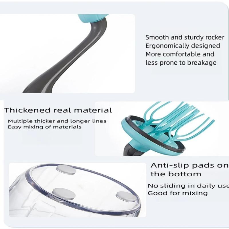Egg Beater Hand Mixer Semi-Automatic Egg Whisk Milk Frother Handheld Egg Mixer Hand Cranked To Beat Egg Whites Baking Tool