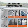 Double Reflective Insulation Roll Foam Core Radiant Barrier 48 In X 25 Ft