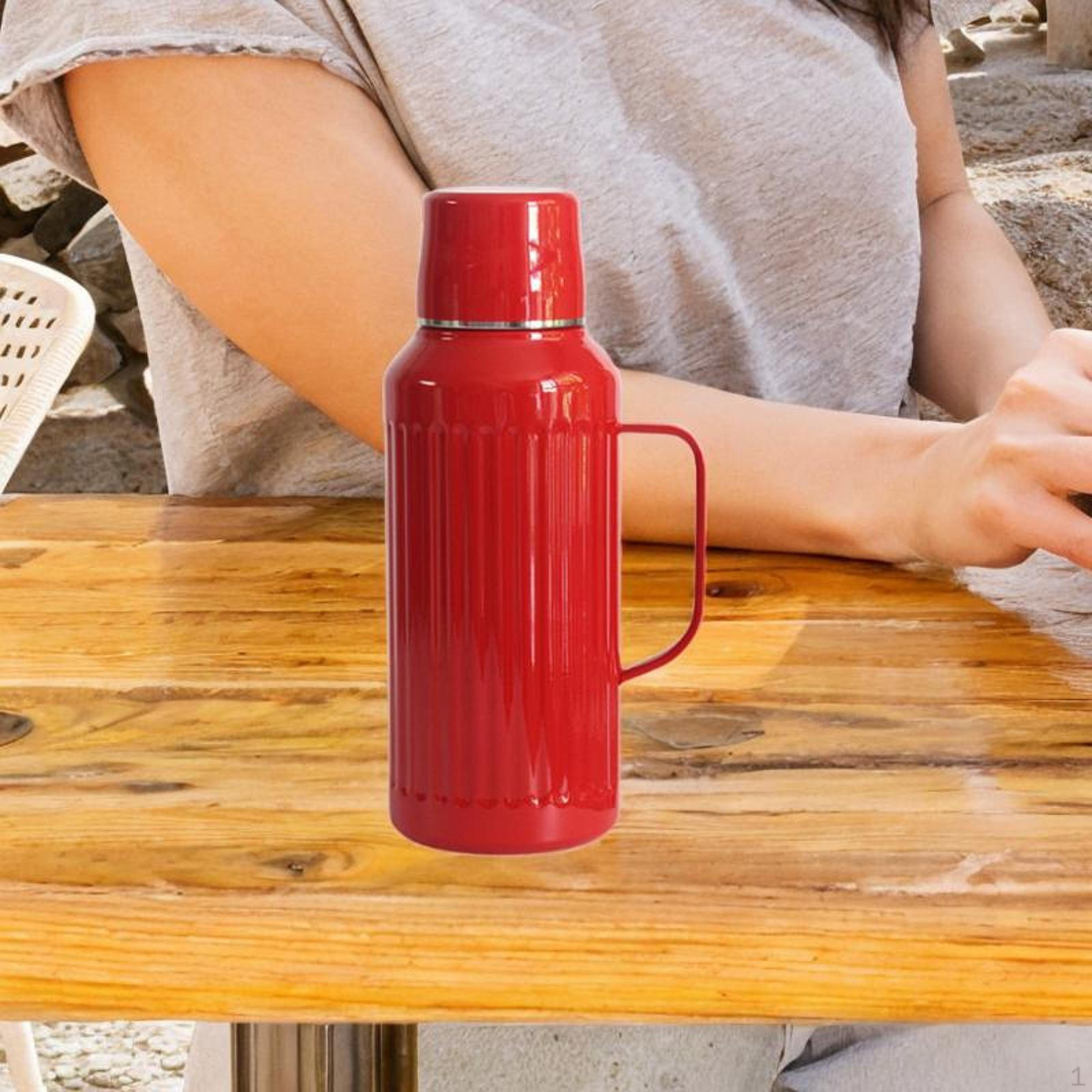 

Чайник из нержавеющей стали объемом 1 л для холодных напитков - легкий дорожный кувшин красный