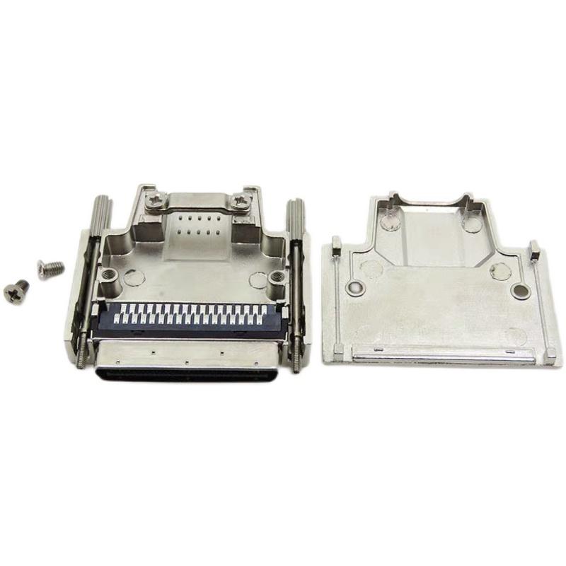 SCSI VHI68 VHI 68P V68 V.68 68 Pin Male Metal Shell Adapter Connector