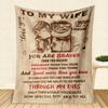 1PC Gifts Blanket for Wife Wedding Anniversary Birthday Gifts for Women Romantic I Love You Present Festival Day Gifts for Her