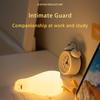 1pc Cute Duck Night Light LED Animal Night Light Silicone Dimmable Timed Bedside Lamp Touch Light