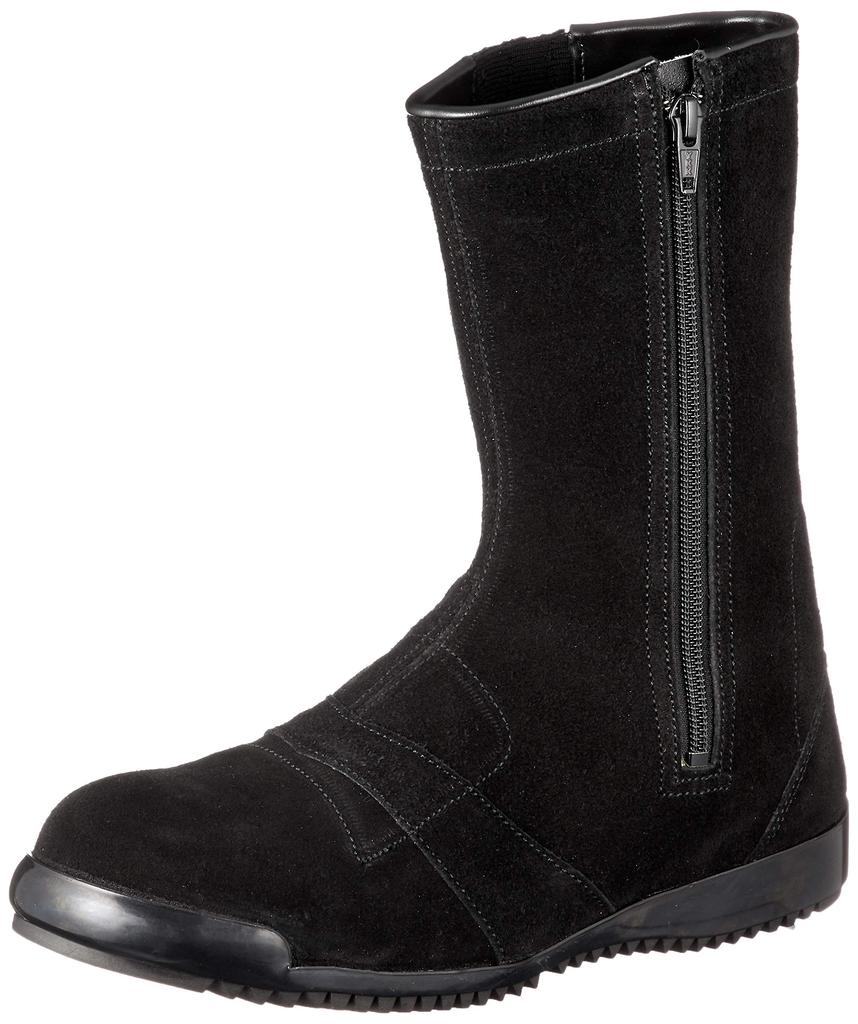 Work safety half high JIS half boots with safety 3055 black 3E [Simon] shoes, shoes, boots, altitude, breathable, standard, zipper, shoes, floor,