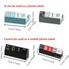 Ornaments Cube Shape Perpetual Calendar Creative Phone Holder  Decorate Supplies