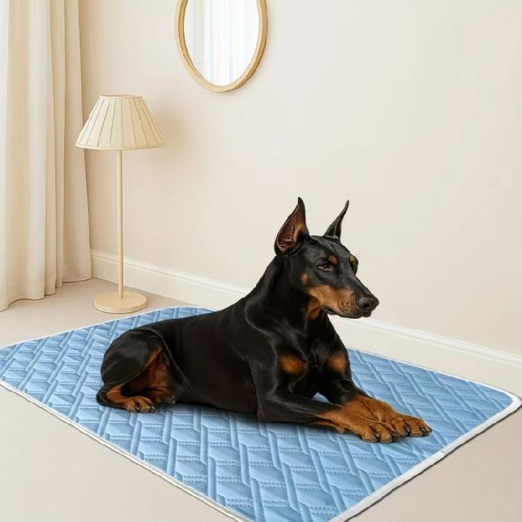 Cooling Pet Mat Breathable Washable Summers Pad Cats Cats Auto Cool Blanket for Crates and Bed Sleeps