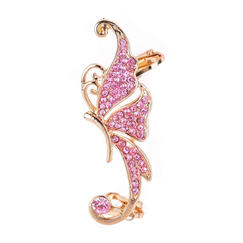 1Pcs Butterfly Butterfly Ear Cuff Clip Cartilage Earring For Women Jewelry Gift