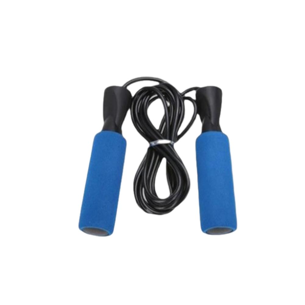 Folding Jumping Rope Foam Handle Antiskid Skipping Rope Wear Resistant Anti Shaking PVC Skipping Rope Fitness Accessories