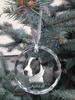 American Staffordshire Terrier, Amstaff – Crystal bauble with a photo, dog photo in crystal | Art-Dog