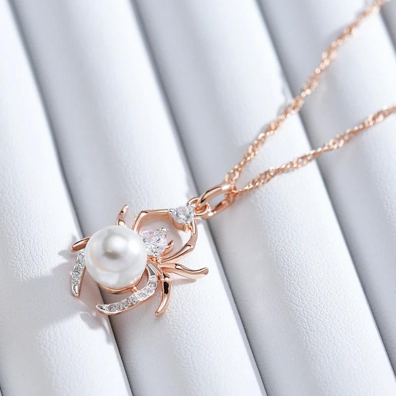 Presentski Collana Con Ciondolo Ragno E Ragnatela In Argento 925 - Gioiello Gotico E Originale Per Halloween, Idea Regalo Donna