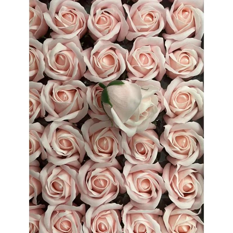 

Top Quality 2026New 5CM Rose Flower Heads for Wedding DIY Gift Box Valentine s Day bouquet Home Decor Artificial Soap Flower Other