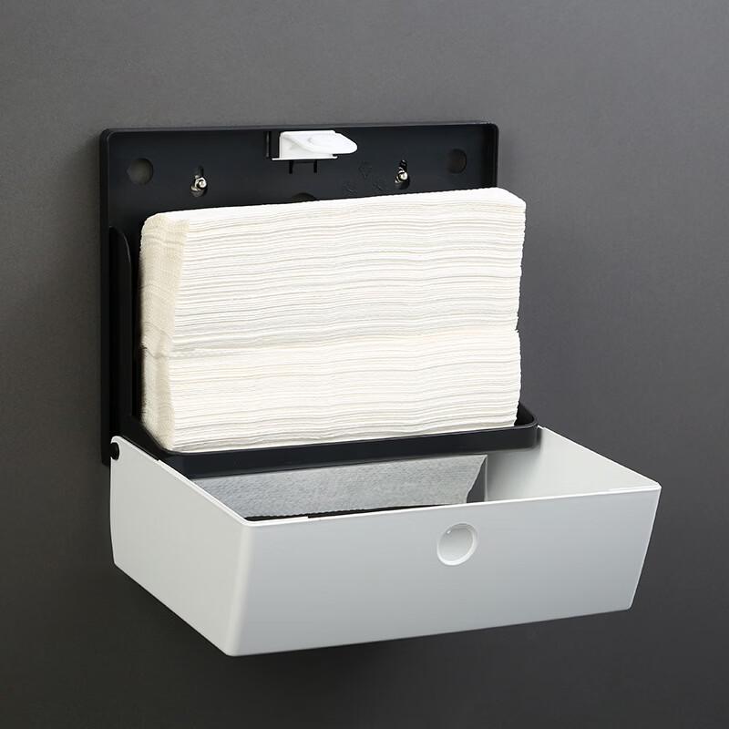 MDNG Wall-Mounted Tissue Box with Storage Shelf