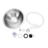 11.61in RV Kitchen Sink Stainless Steel Round Shape RV Laundry Utility Sink for Ships Yachts