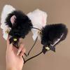 1/6/10pcs Plush Bell Cat Ear Headband for Women Girls Headband Party Cosplay Hair Band Hair Accessories