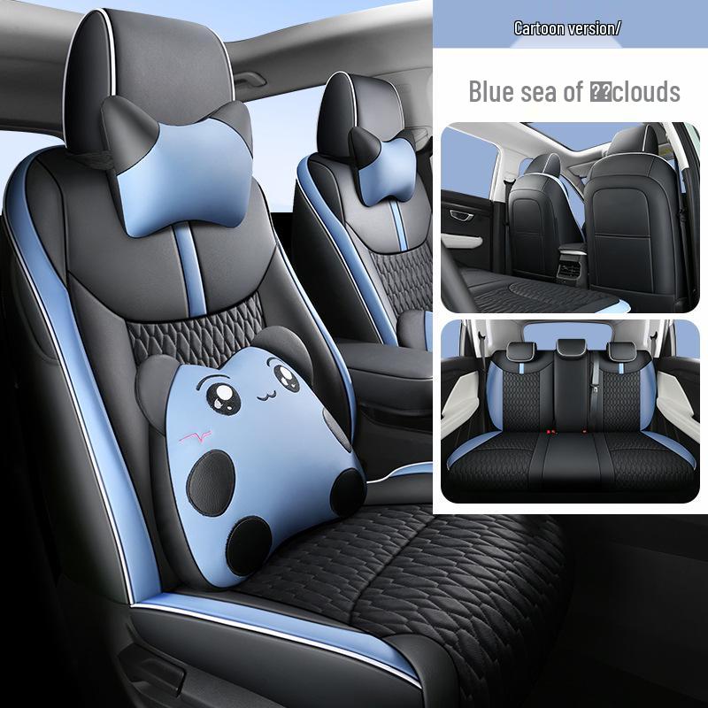 Komplette 5-Sitzer Autositzbezüge für Wuling Xingchen - Ganzjahres-Innenmatten & Kissen