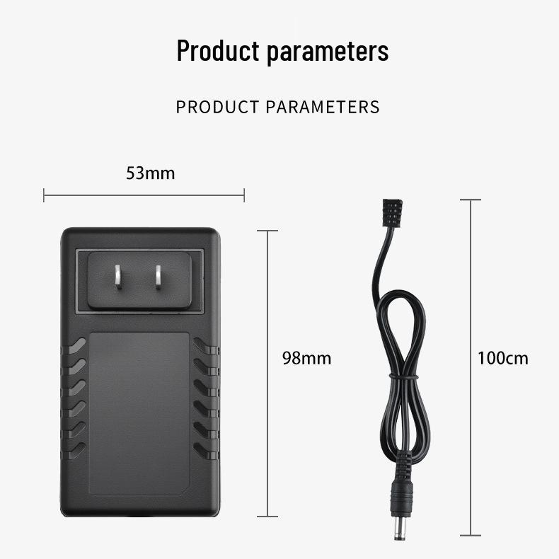12V 5A Wall-Plug Power Adapter for Monitors, Surveillance, LED Strips, Water Pumps, and Routers