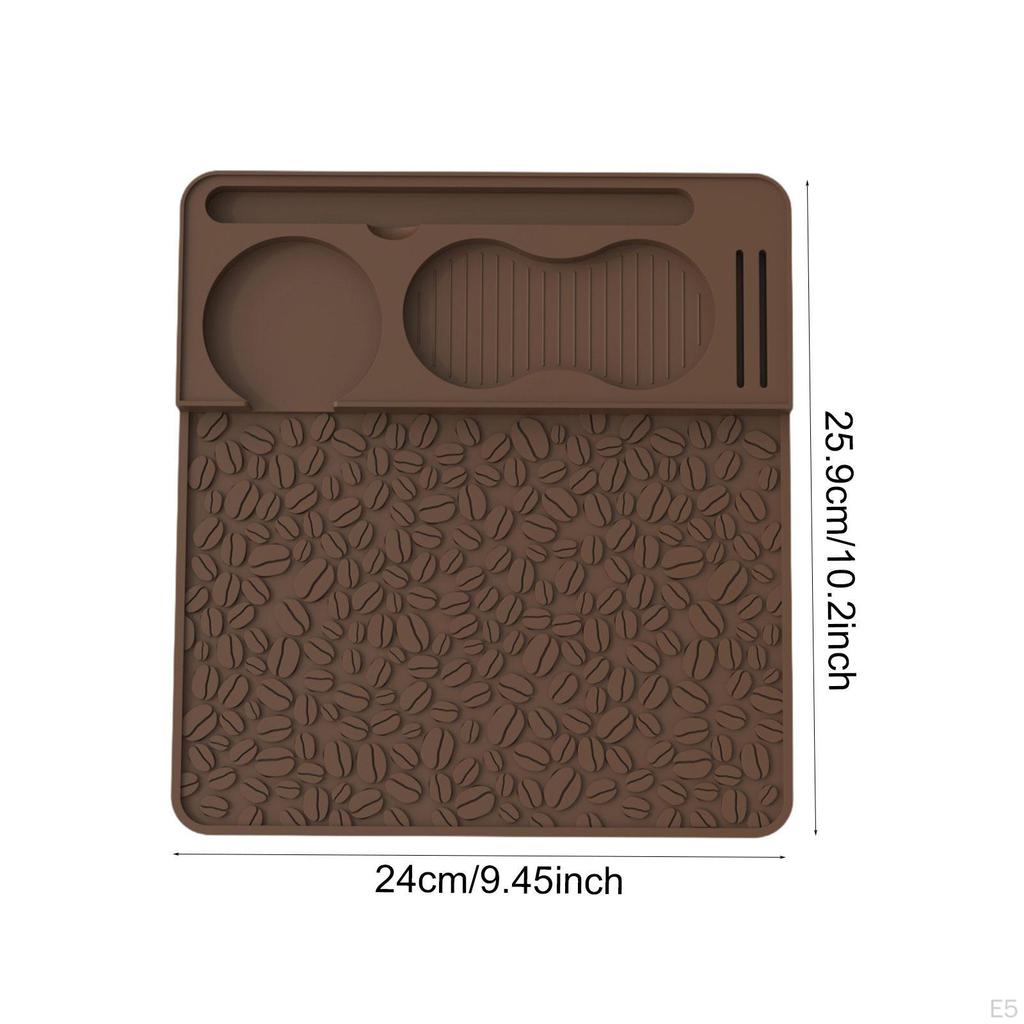 Silicone Espresso Mat, Practical And Non-slip, Coffee Accessory for Countertop Office