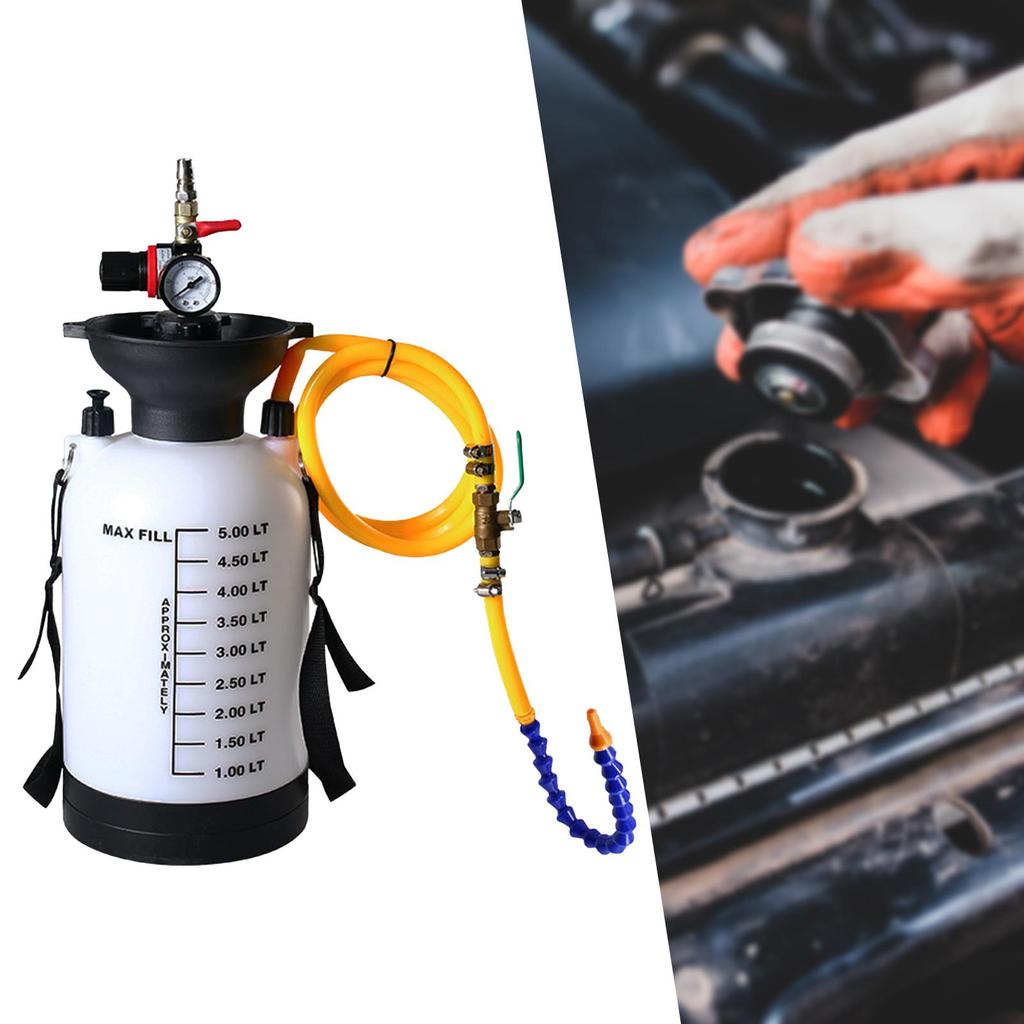 Oil Transfer Pump Sturdy Portable Tank 5L for Boats Cars Motorcycle Without