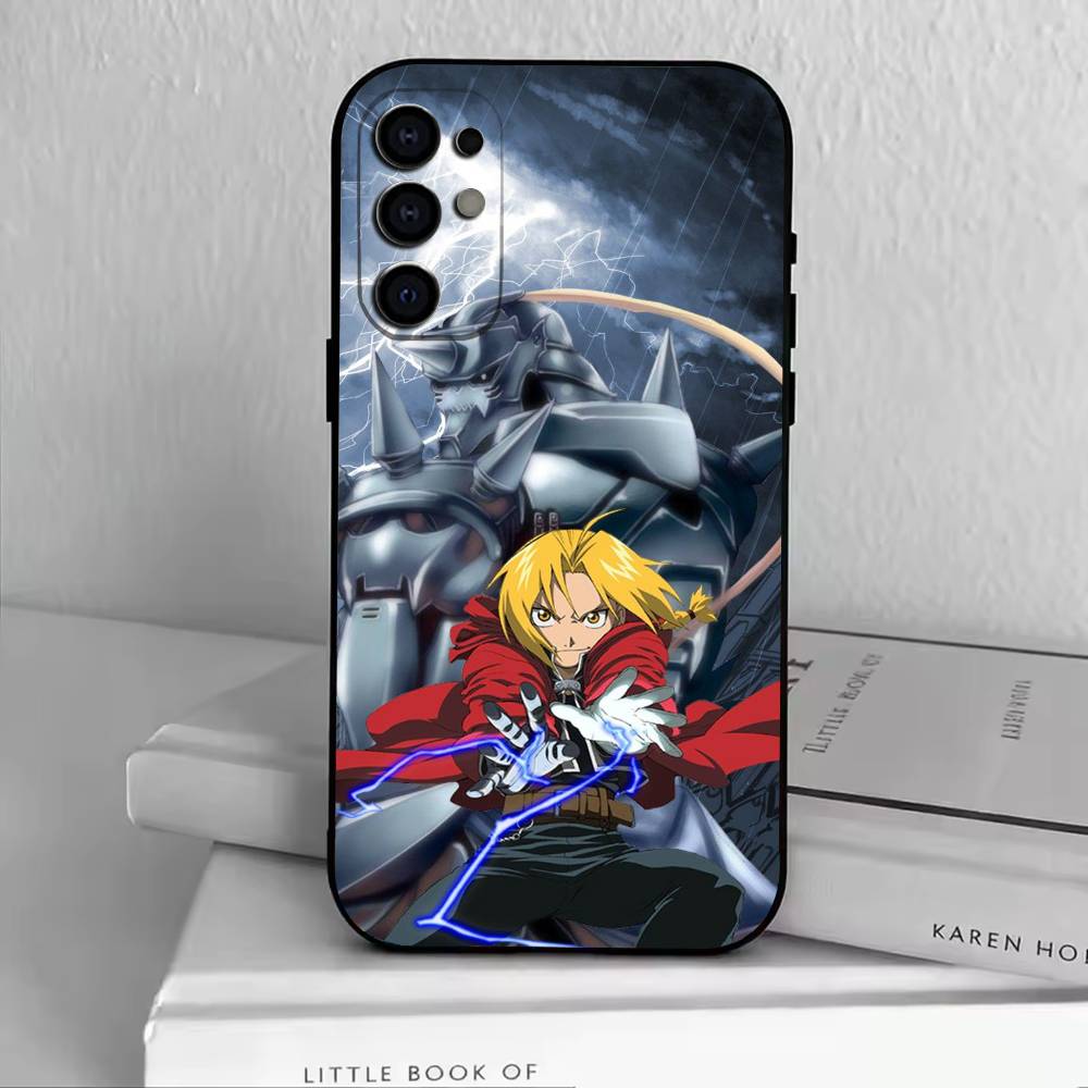 

Anime Fullmetal Alchemist_Brother hood Phone Case Black Silicone Soft For Samsung S25,S24,S21,S22,S23,S30,Ultra,S20,Plus,Fe,Lite Samsung S23plus5G