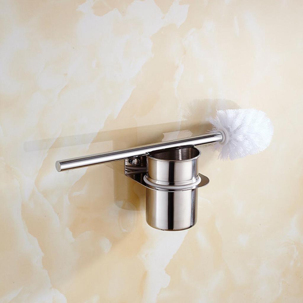 304 Titanium-Plated Brushed Black Stainless Steel European-Style Toilet Brush