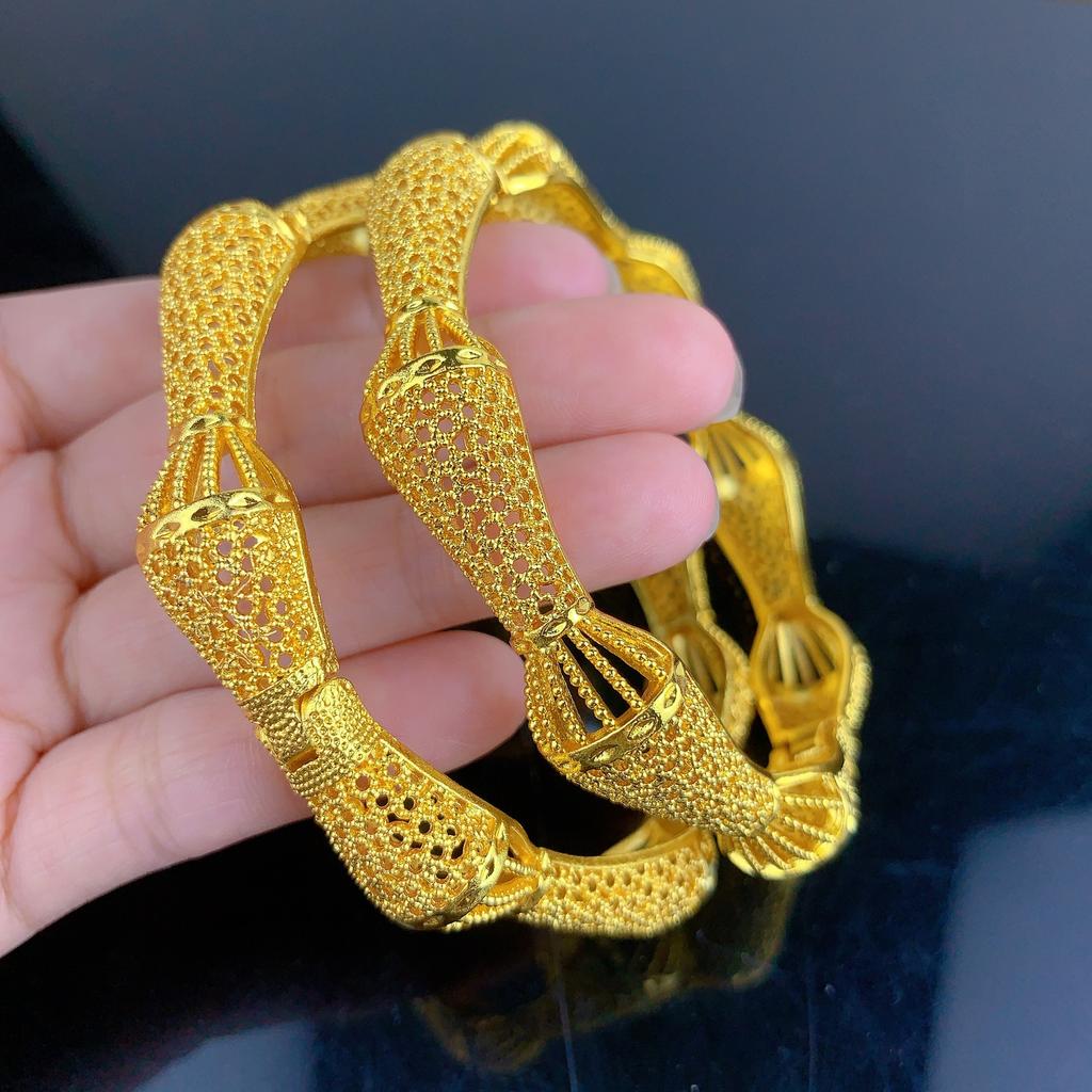 2026 Luxury Ladies Open Bracelet Dubai Bride Indian Light Luxury Women's Wedding Bracelet