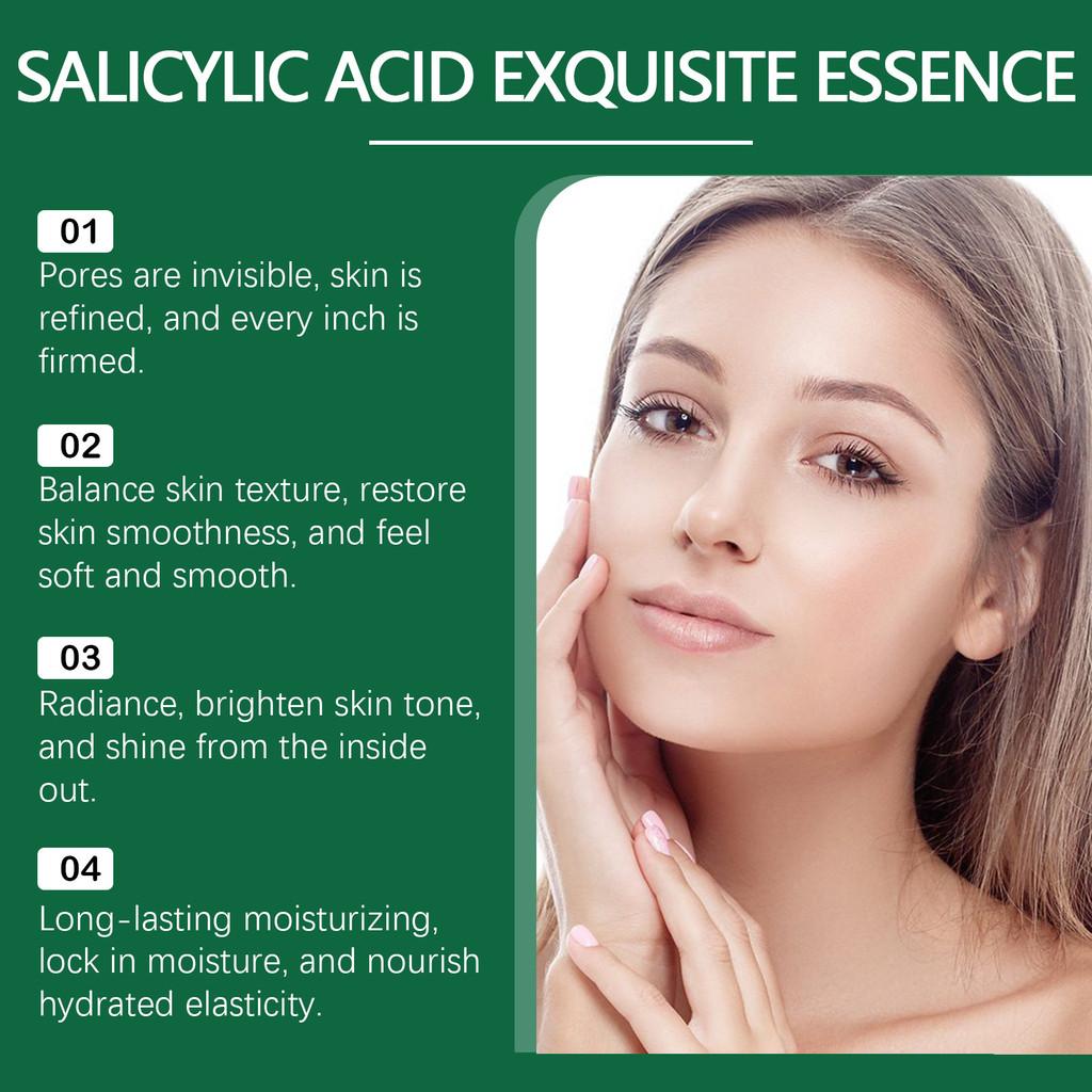 Ouhoe Water-based Salicylic Acid Pore Tightening Serum For Gentle Blackhead Removal And Skin Brightening