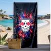 Asciugamano da Spiaggia con Stampa Calcio RB Leipzig, Asciugamano Grande Morbido Asciugatura Rapida per Spiaggia Campeggio Nuoto