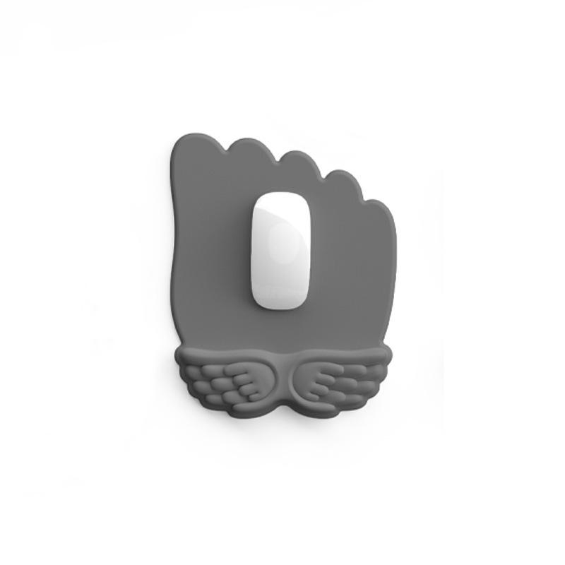 Silicone Memory Foam Mouse & Keyboard Wrist Rest with Phone Holder