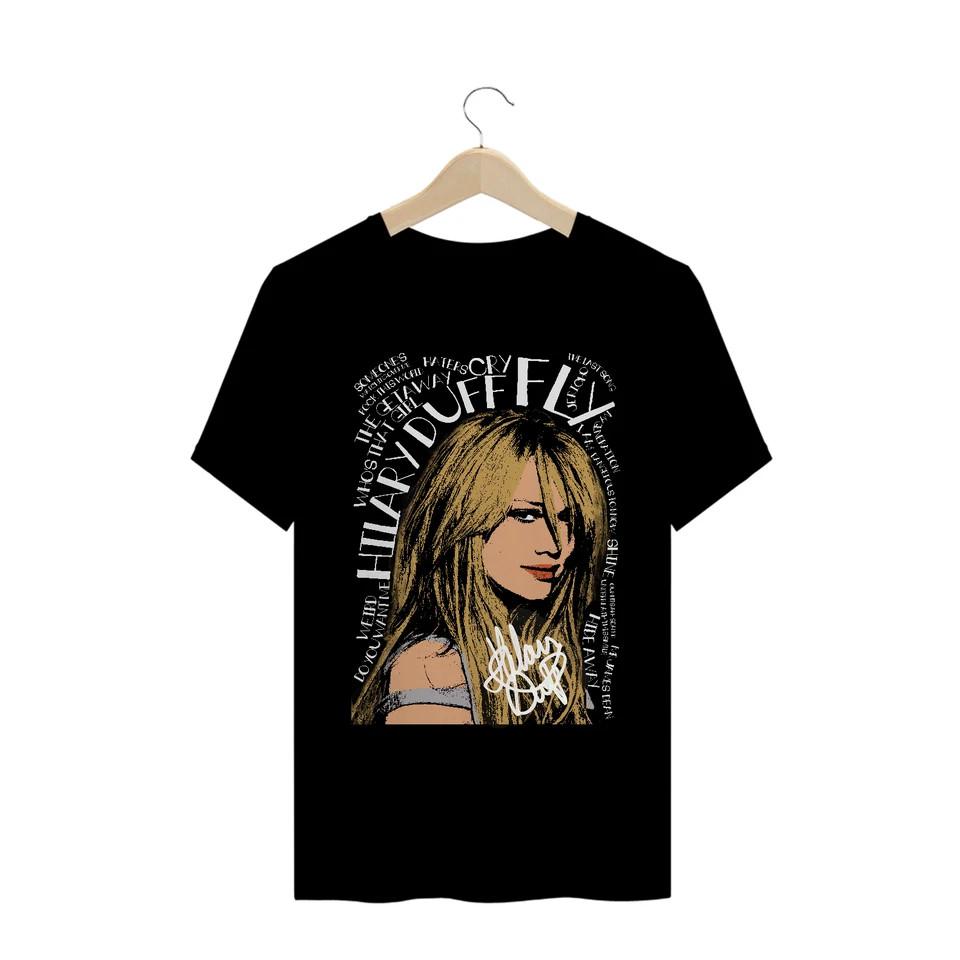 Hilary Duff Singer For Fans Cotton Short Sleeve T Shirt Full Size S-5XL Unisex T-Shirt
