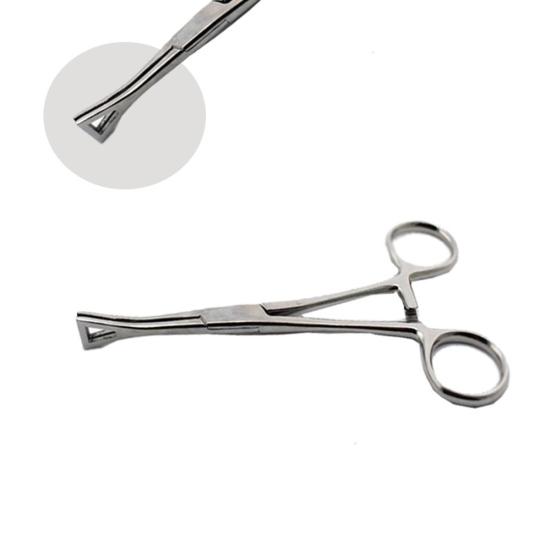 

Нержавеющая сталь плоскогубцы для прокола ушей, губ, пинцет, инструмент для пирсинга