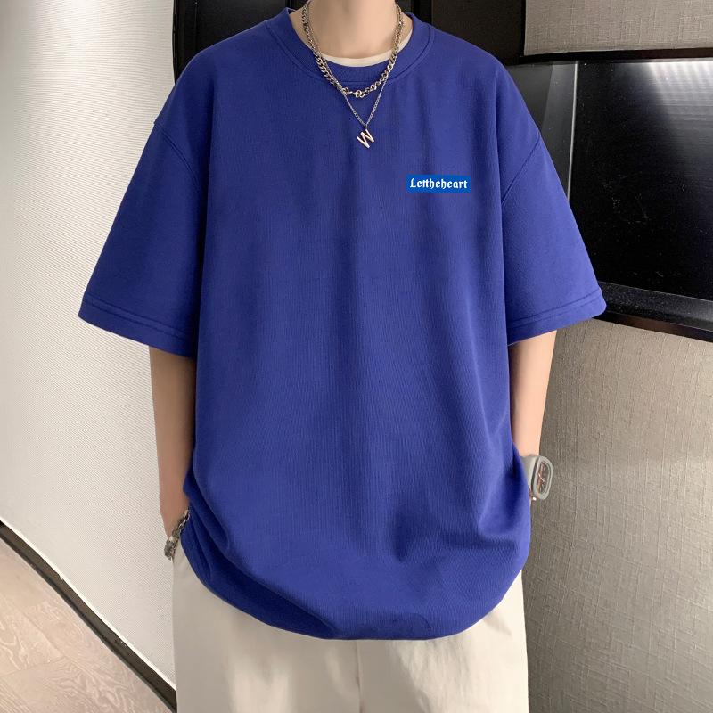 Men Short Sleeve Print Cotton T Shirt Summer Tops